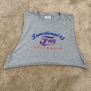 F45 Training Cropped Muscle Tank
